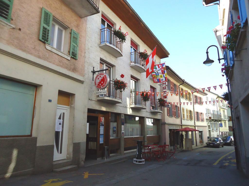 Hotel de l'Union Orsières Exterior foto