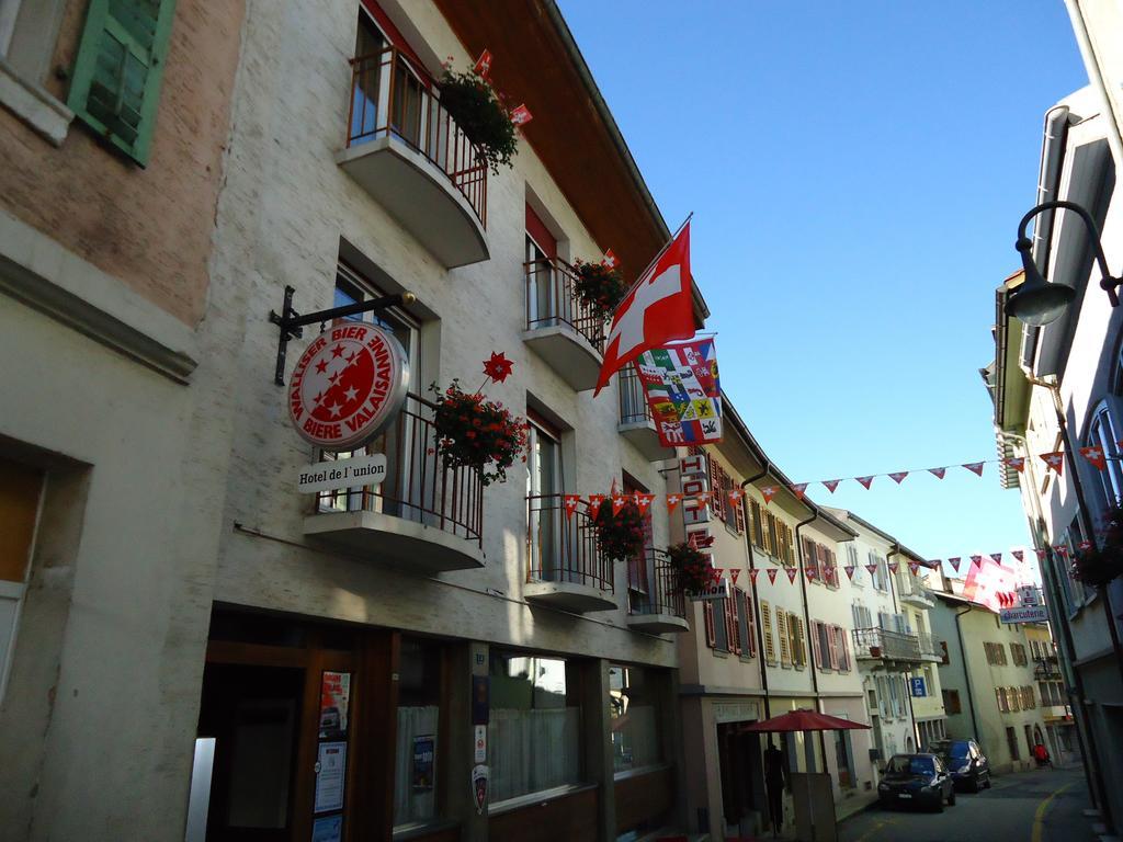 Hotel de l'Union Orsières Exterior foto