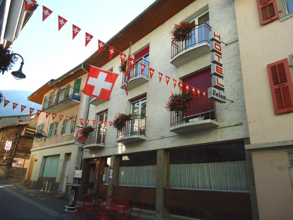 Hotel de l'Union Orsières Exterior foto